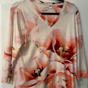 Chicos Cool Tee, 100% Cotton, Size 1